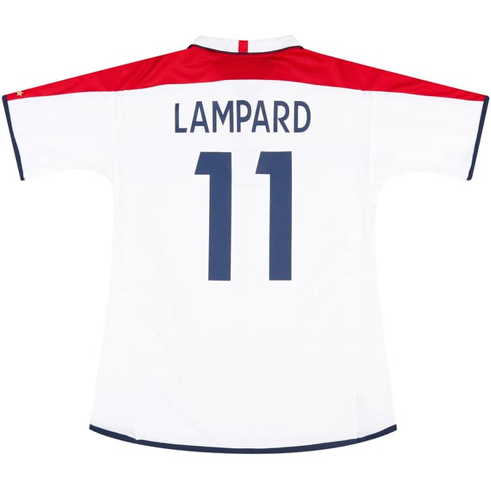 2003-05 England Home Shirt Lampard #11