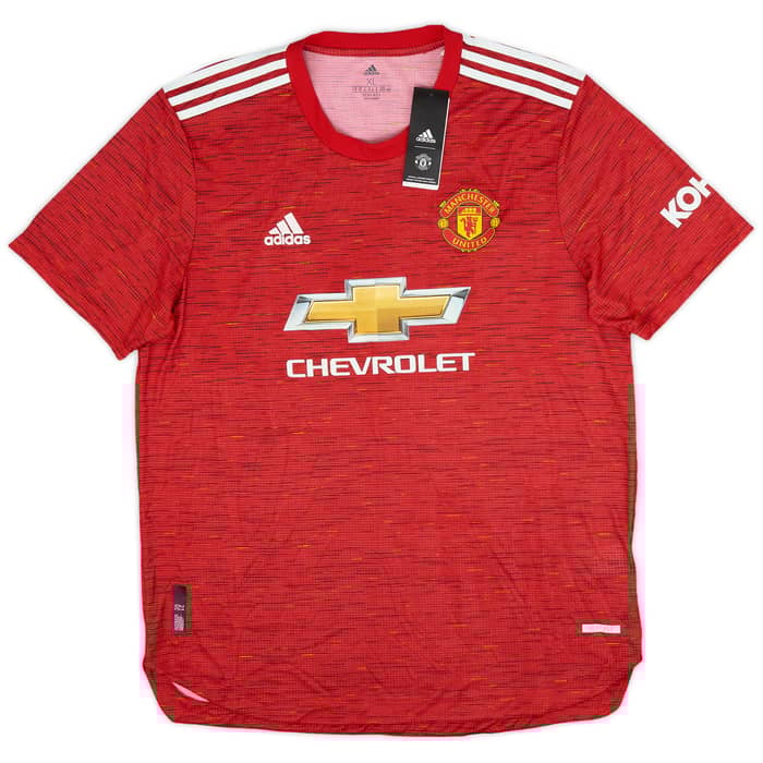 2020-21 Manchester Unnited Authentic Home Shirt B.Fernandes #18 (XL)