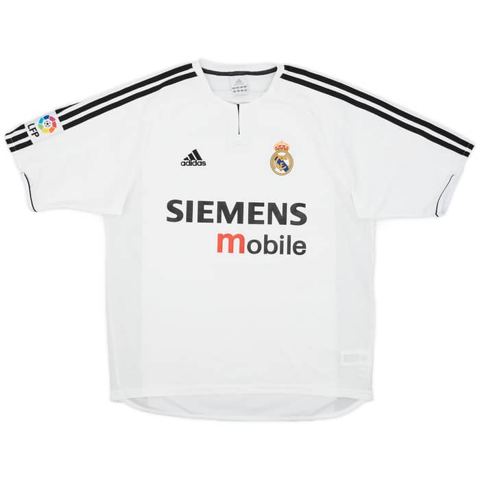 2003-04 Real Madrid Home Shirt Figo #10 - 5/10 - (M)