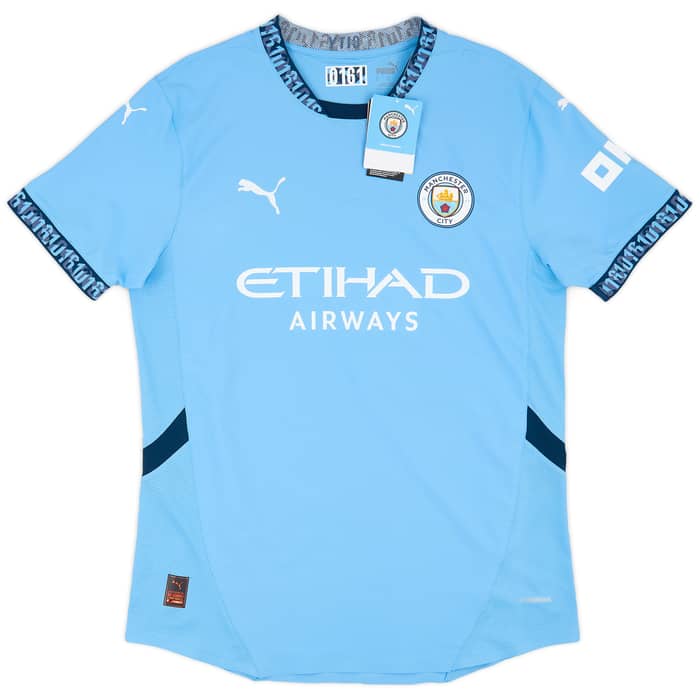 2024-25 Manchester City Authentic Home Shirt Haaland #9