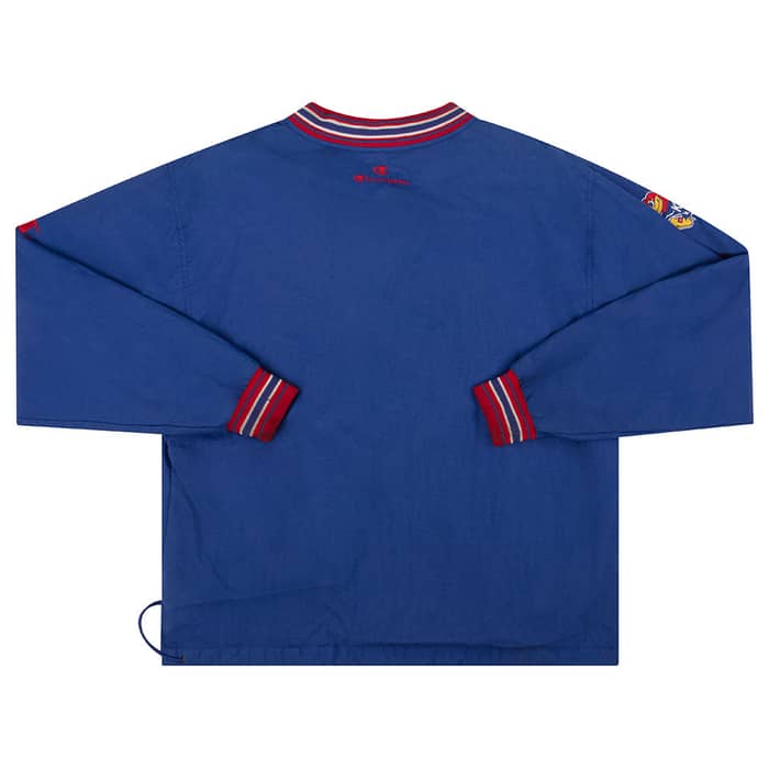 1990s Kansas Jayhawks Champion Pullover Windbreaker Jacket M