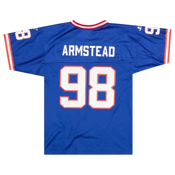 1993-99 New York Giants Armstead #98 Logo Athletic Jersey (Home) Y