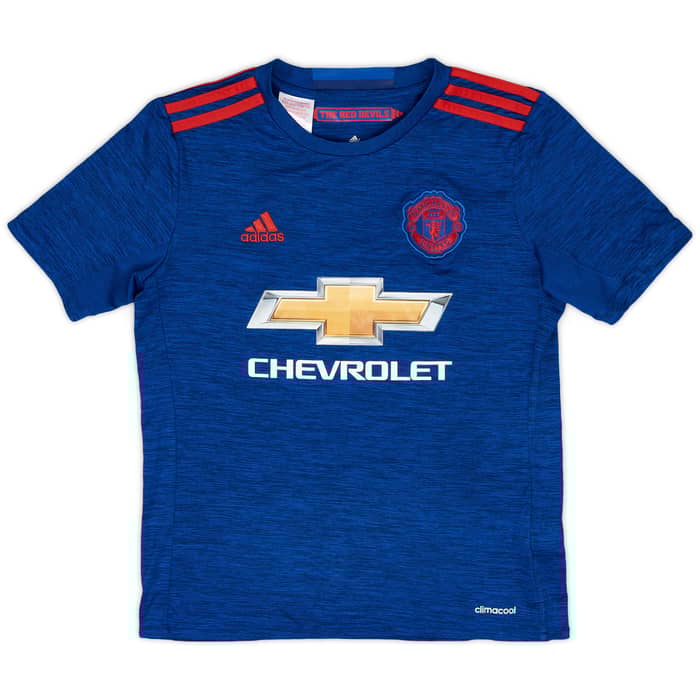 2016-17 Manchester United Away Shirt Pogba #6 - 7/10 - (M.Boys)