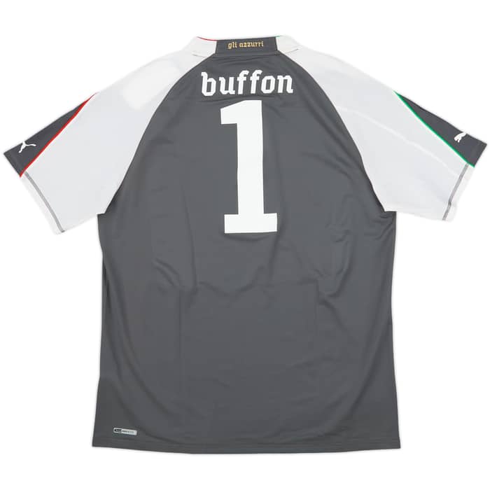 2010-12 Italy Player Issue GK S/S Shirt Buffon #1 (XXL)