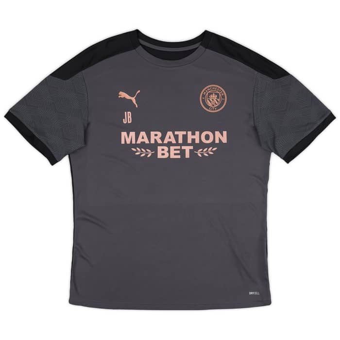 2020-21 Manchester City Staff Issue Training Shirt # - 7/10