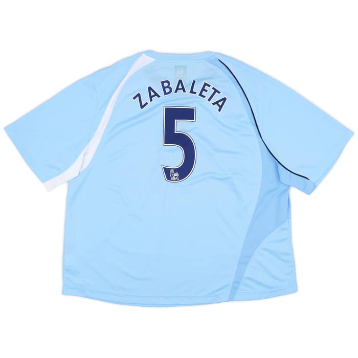 2008-09 Manchester City Home Shirt Zabaleta #5 - 8/10 - (3XL)