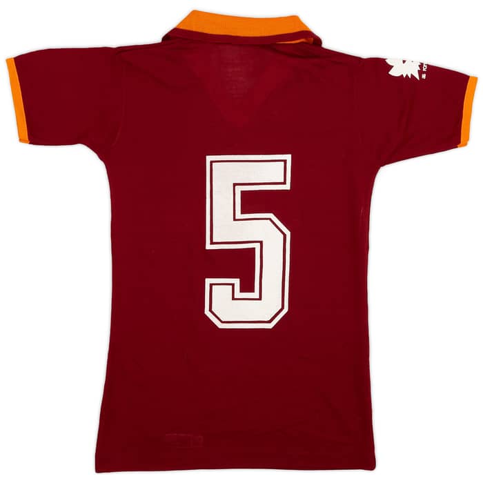 1983-84 Roma Home Shirt #5 - 9/10 - (L.Boys)