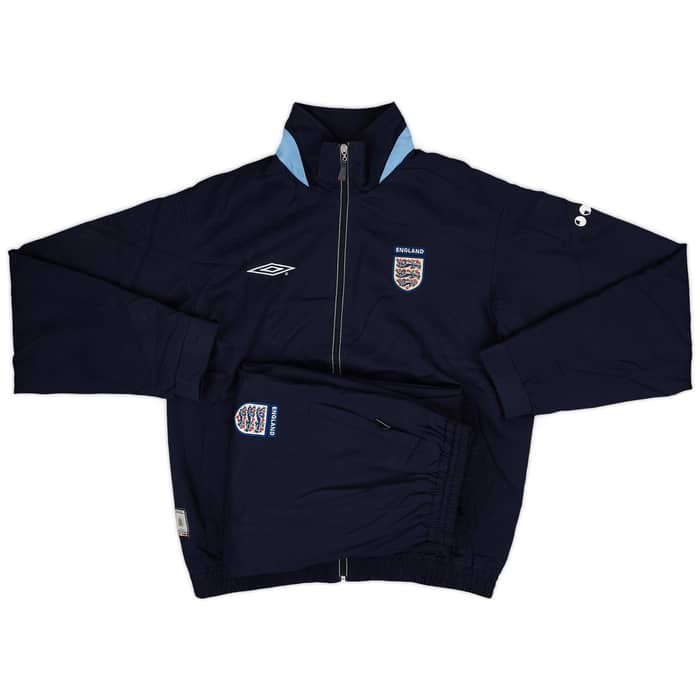 2002-04 England Umbro Tracksuit - 7/10 - (L)