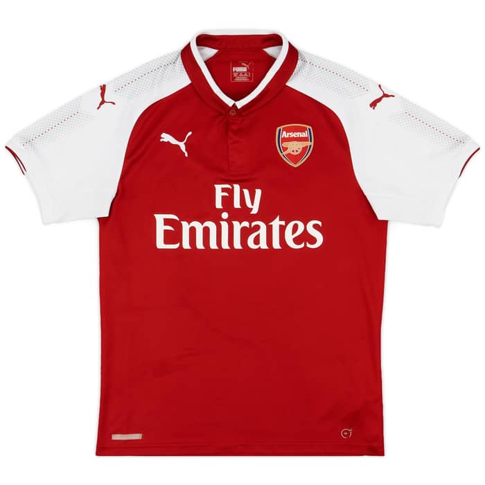 2017-18 Arsenal Home Shirt Aubameyang #14 - 8/10 - (M)