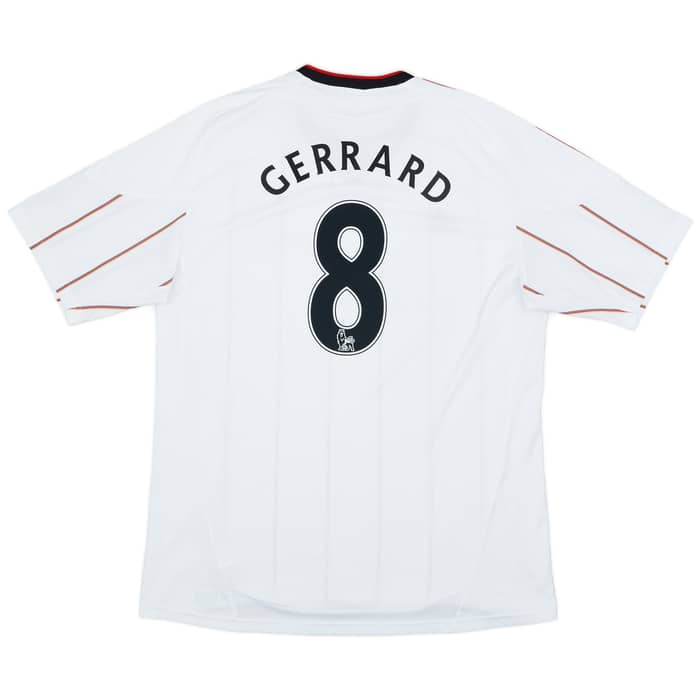 2010-11 Liverpool Away Shirt Gerrard #8 - 7/10 - (XL)
