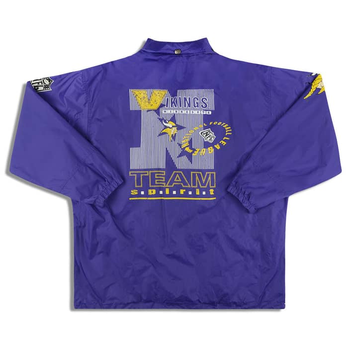 1990s Minnesota Vikings Campri Teamline Rain Coat XL