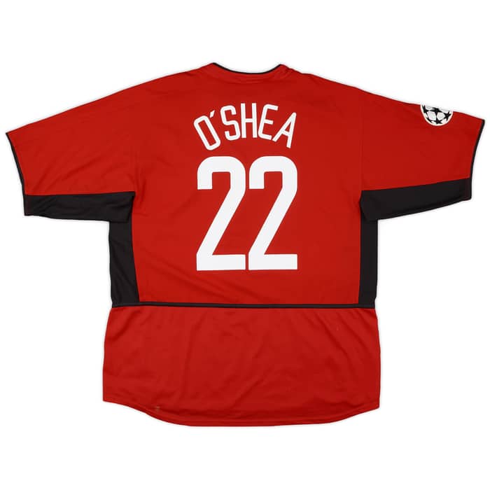 2002-04 Manchester United Home Shirt O'Shea #22 - 8/10 - (XL)
