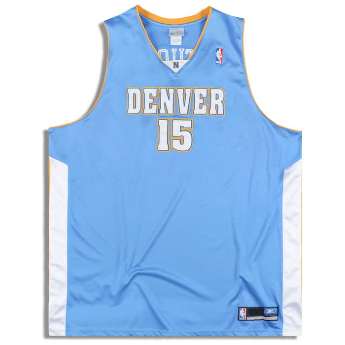 2003-06 Authentic Denver Nuggets Anthony #15 Reebok Jersey (Away) 4XL