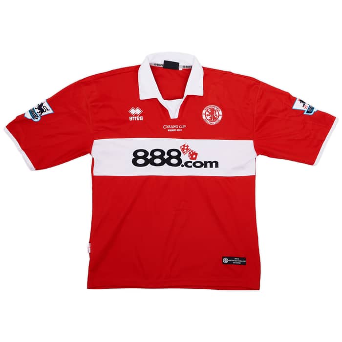 2004-05 Middlesbrough 'Carling Cup Winners' Home Shirt Hasselbaink #18 - 7/10 - (L)