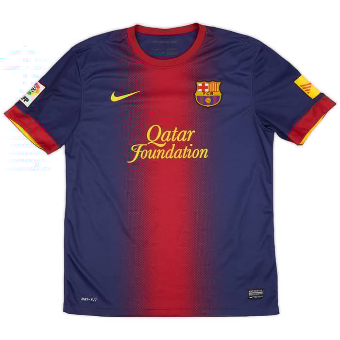 2012-13 Barcelona Home Shirt Messi #10 - 7/10 - (M)