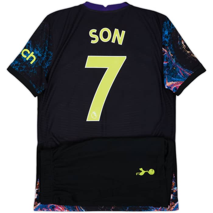 2021-22 Tottenham Authentic Away Shirt & Shorts Son #7 - 10/10 - (M)