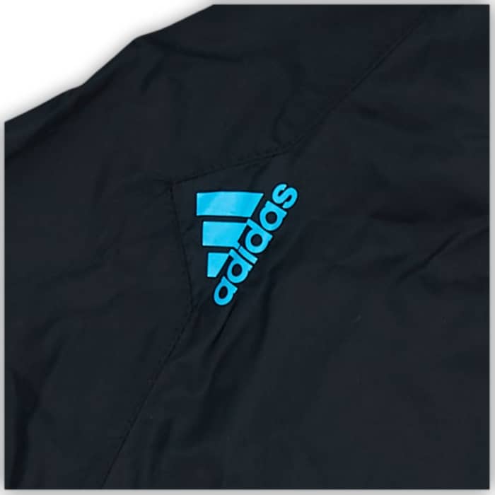 2014-15 Olympique Marseille adidas Hooded Track Jacket - 8/10 - (M)