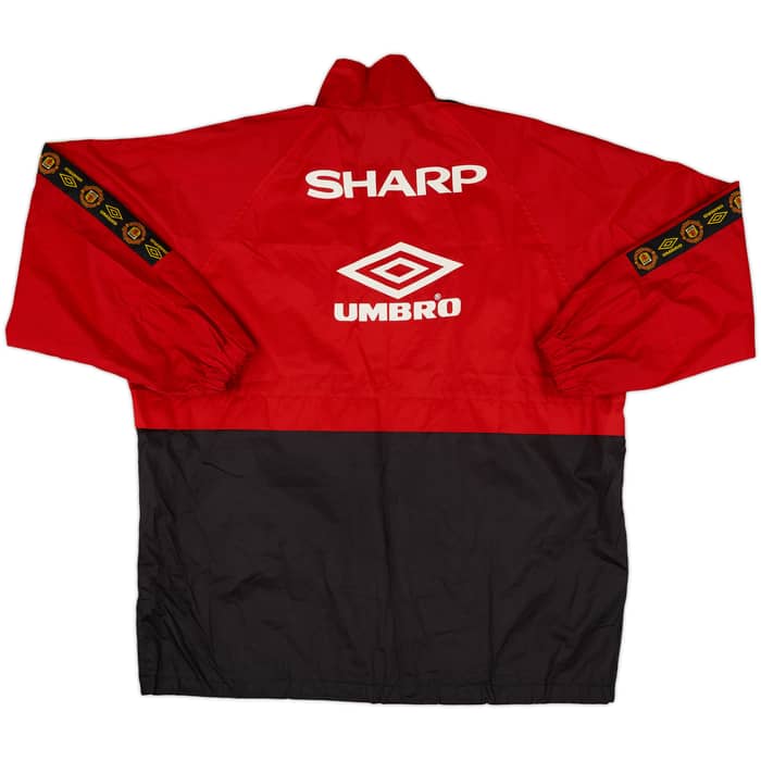 1996-97 Manchester United Umbro Rain Jacket - 8/10 - (M)