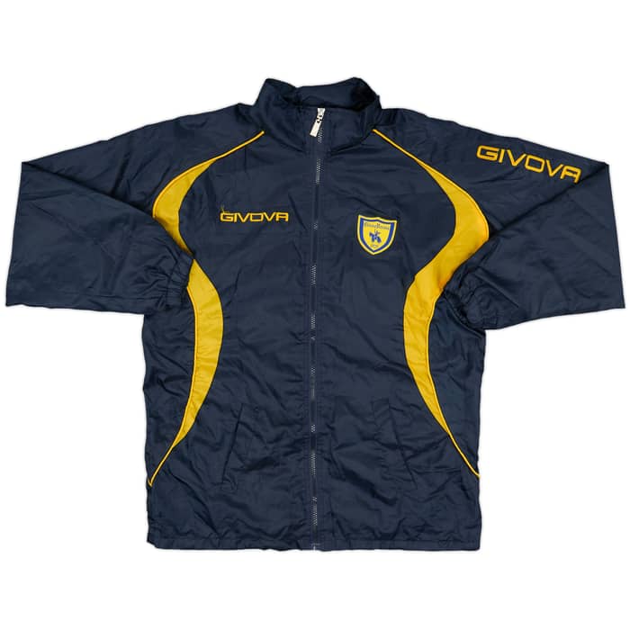 2009-10 Chievo Verona Givova Hooded Rain Jacket - 7/10 - (XS)