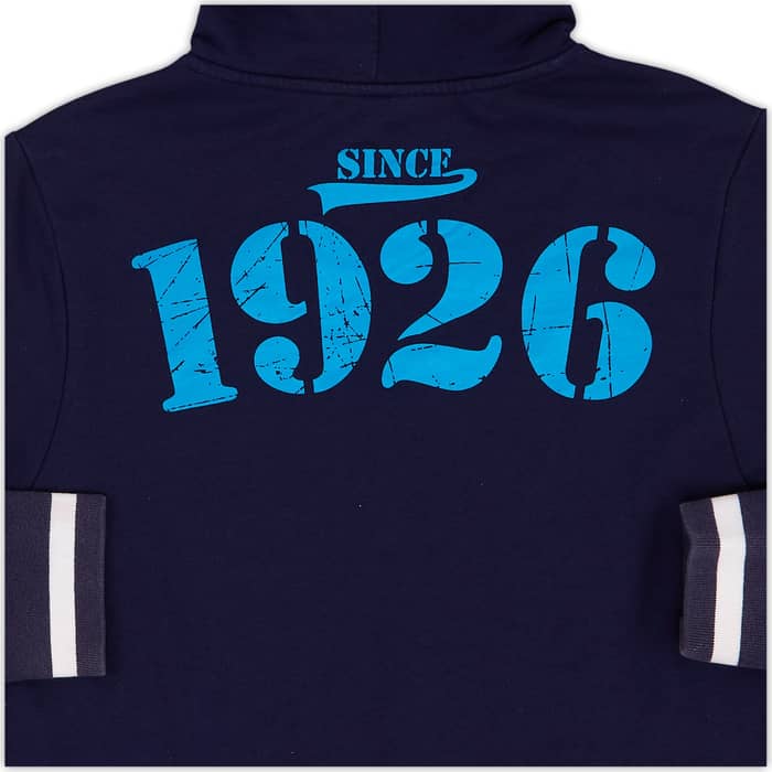 2015-16 Napoli Kappa Hooded Sweat Top - 7/10 - (M)