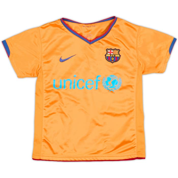 2006-08 Barcelona Away Shirt & Shorts - 9/10 - (4-5 Years)