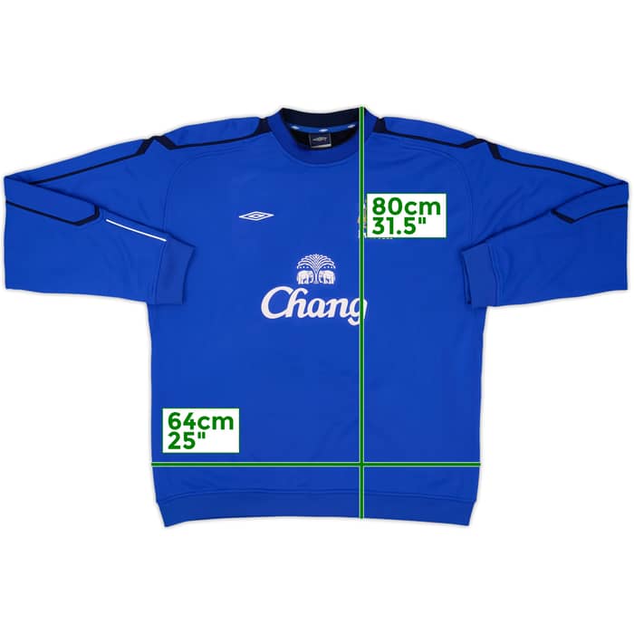 2006-07 Everton Umbro Sweat Top - 8/10 - (XXL)