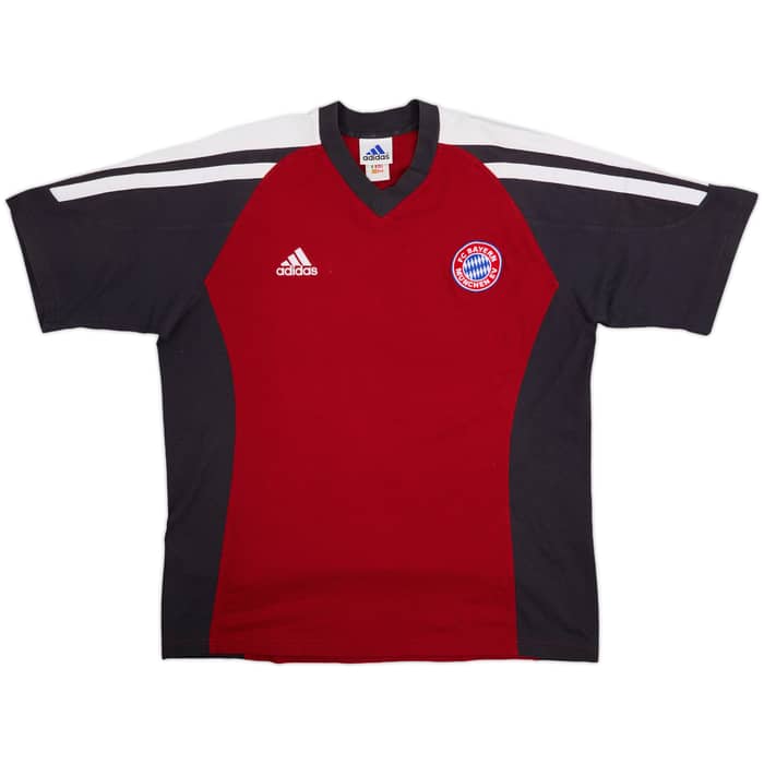 2002-03 Bayern Munich adidas Cotton Tee Pizarro #14 - 9/10 - (XL)