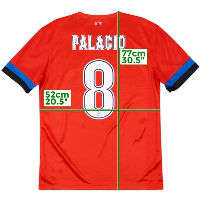 2012-13 Inter Milan Away Shirt Palacio #8 - 8/10 - (M)