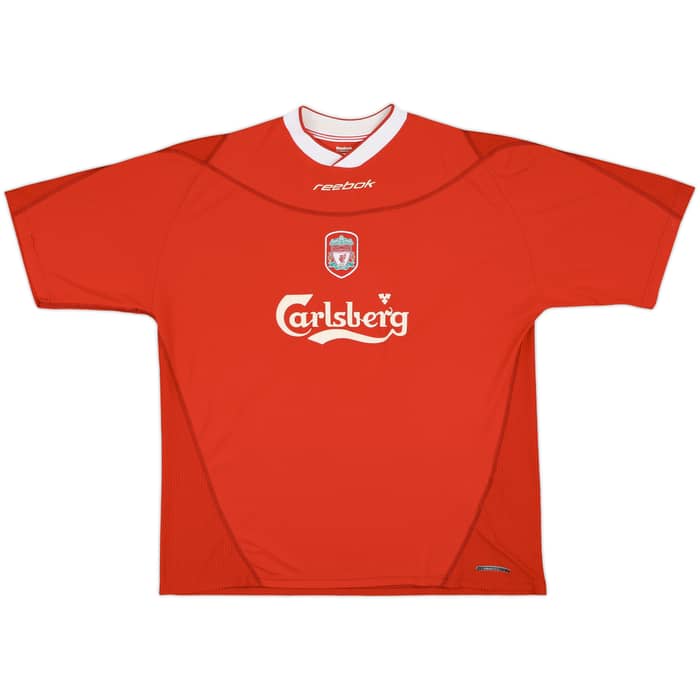 2002-04 Liverpool Home Shirt Gerrard #17 - 6/10 - (XL)