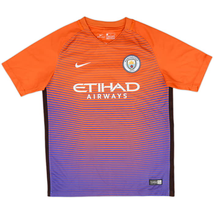 2016-17 Manchester City Third Full Kit - 8/10 - (L.Boys)