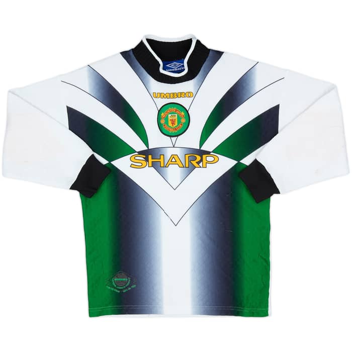 1996-97 Manchester United GK Full Kit - 7/10 - (L.Boys)
