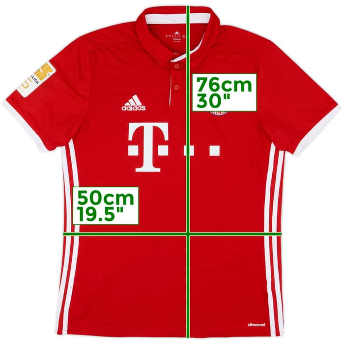 2016-17 Bayern Munich Home Shirt - 9/10 - (M)
