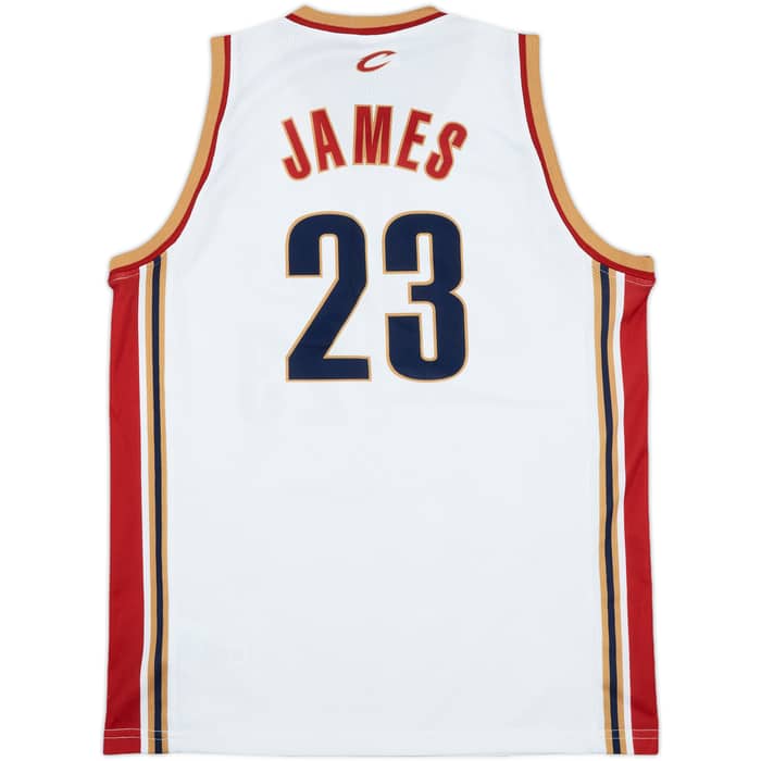 2003-10 Cleveland Cavaliers James #23 Champion Home Jersey - 9/10 - (L)