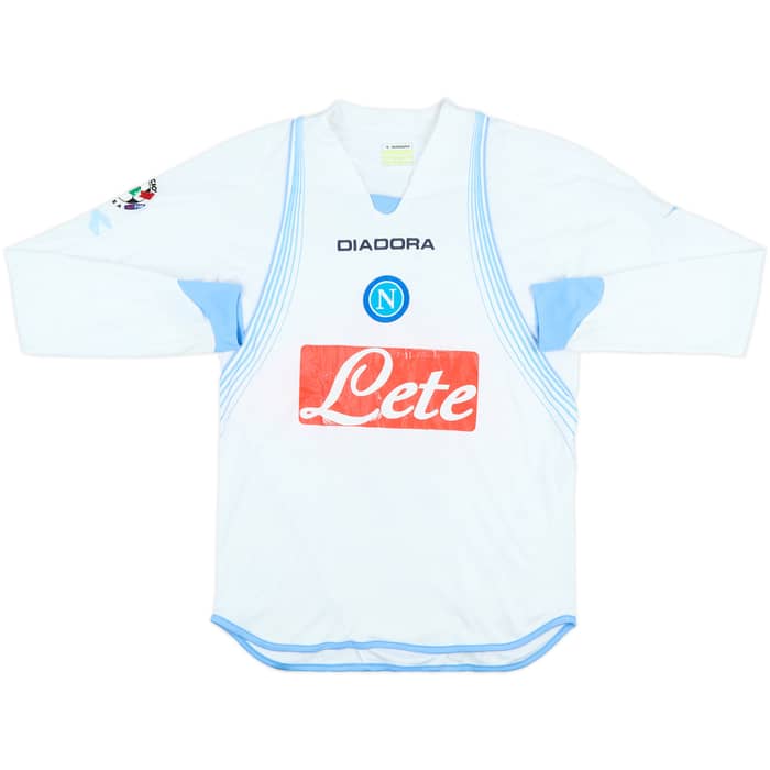 2007-08 Napoli Match Issue Third L/S Shirt Blasi #8