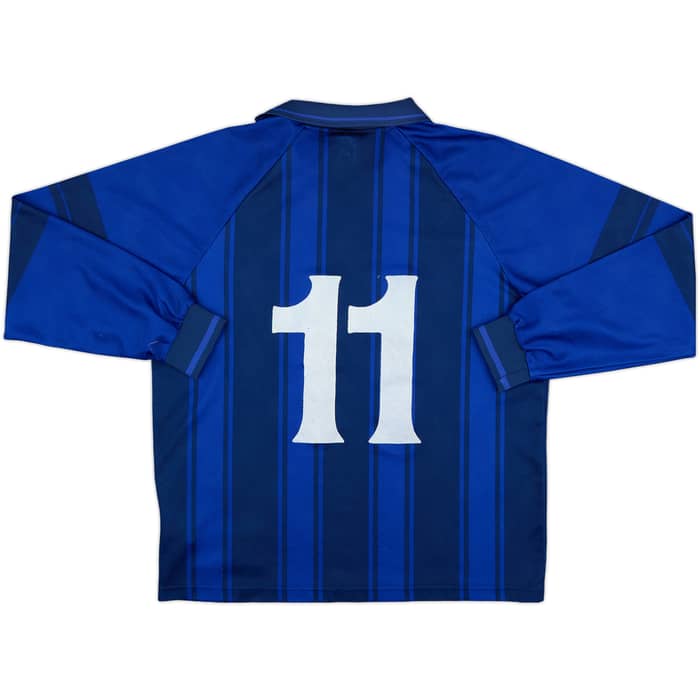 1997-98 Hertha Zehlendorf Match Issue Home L/S Shirt #11