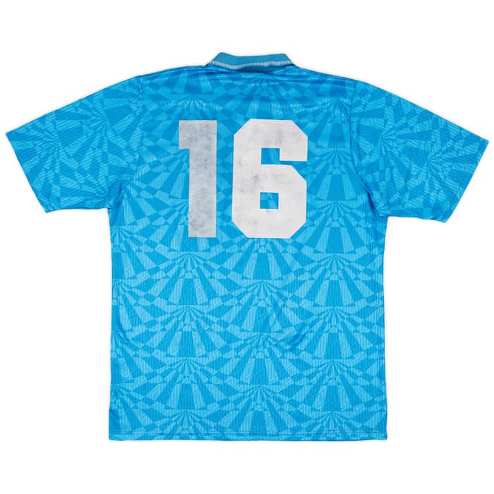 1991-93 Napoli Match Issue Home Shirt #16