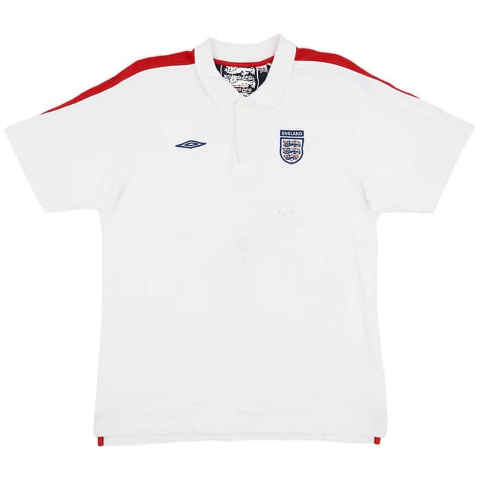 2005-06 England Umbro Polo Shirt - 4/10 - (XL)