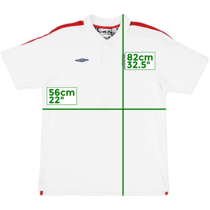 2005-06 England Umbro Polo Shirt - 4/10 - (XL)