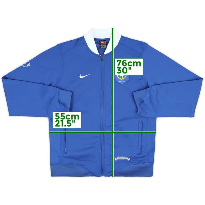 2006-07 Brazil Nike Track Jacket - 5/10 - (L)