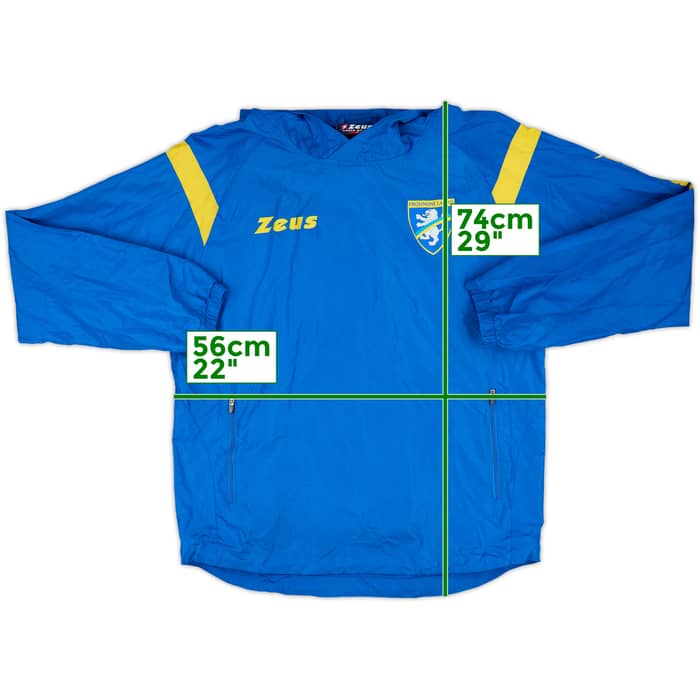 2018-19 Frosinone Zeus Hooded Windbreaker - 9/10 - (S)