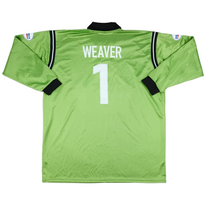 2001-02 Manchester City Match Issue GK Shirt Weaver #1