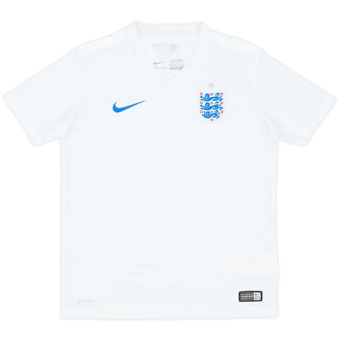 Camiseta de local de Inglaterra 2014-15 y Pantalones cortos - 7/10 - (M. Niños)