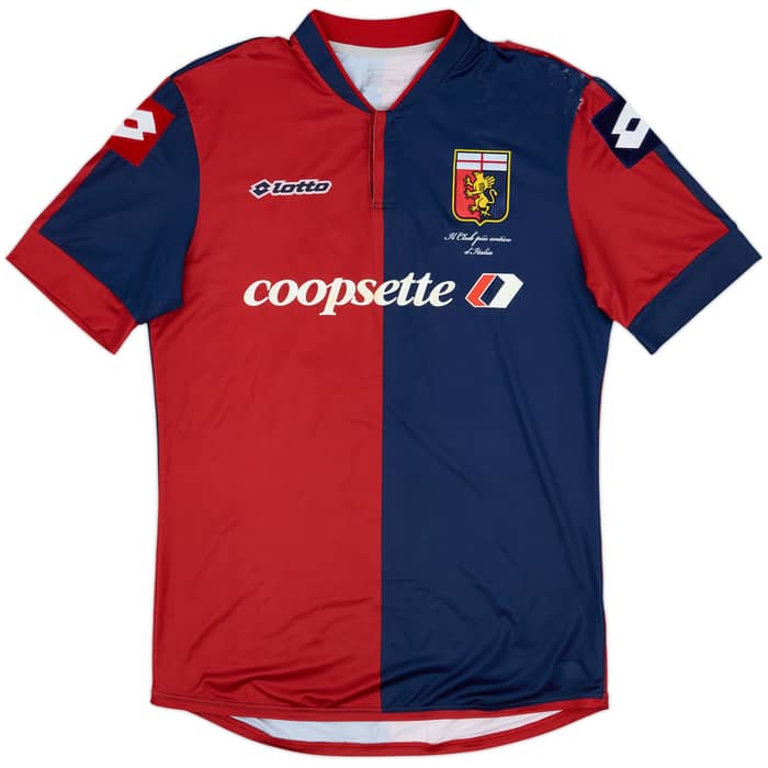 2011-12 Genoa Youth Match Issue Home Shirt #15