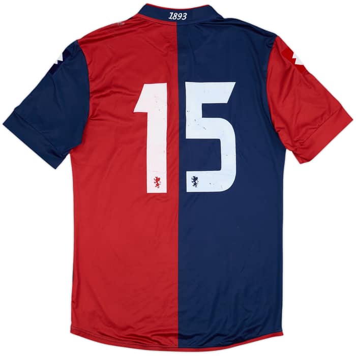 2011-12 Genoa Youth Match Issue Home Shirt #15