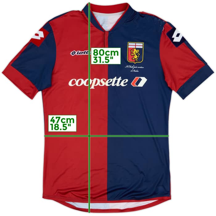 2011-12 Genoa Youth Match Issue Home Shirt #15