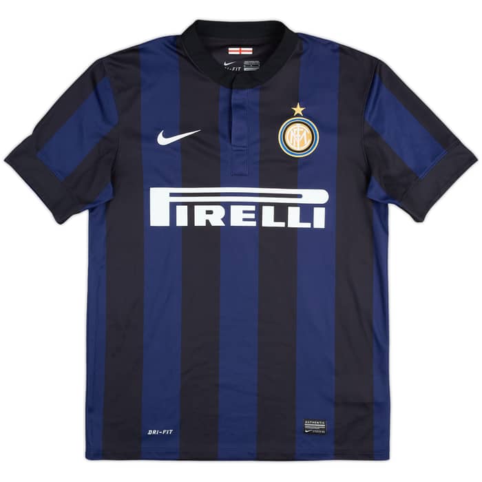 2013-14 Inter Milan Maillot Domicile Cambiasso #19 - 10/10 - (M)