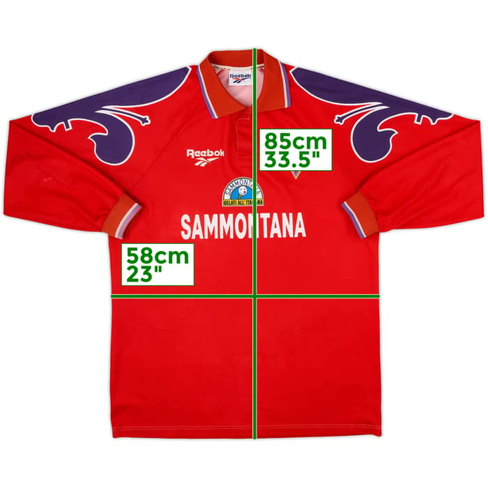 1995-97 Fiorentina Third L/S Shirt - 7/10 - (XL)