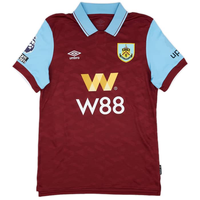 2023-24 Burnley Match Issue Home Shirt Zaroury #19