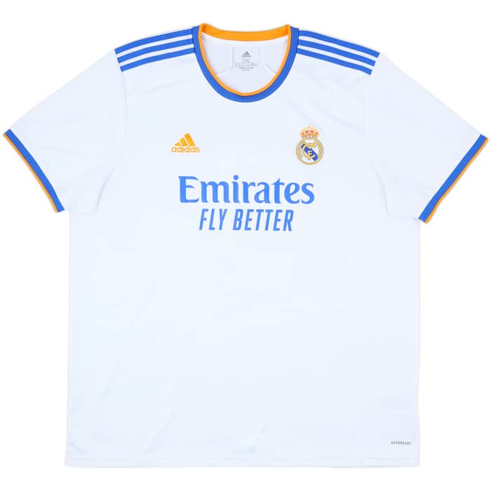 2021-22 Real Madrid Home Shirt Benzema #9 - 8/10 - (XXL)