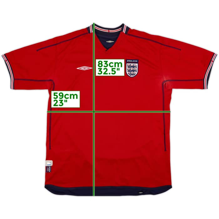 2002-04 England Away Shirt - 4/10 - (XL)